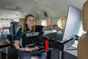 Casey operating equipment on 95West Cessna 208B Grand Caravan